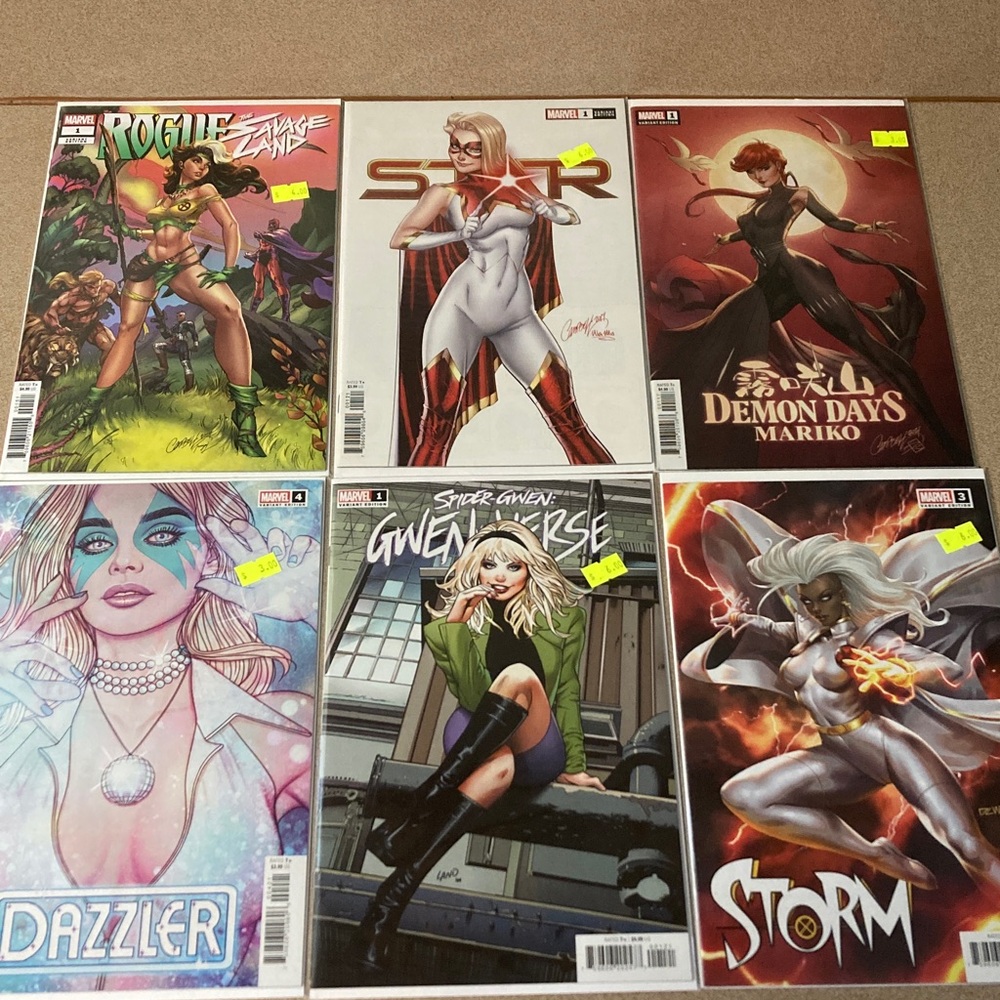 Marvel Rogue The Savage Land #1 plus 5 more comic books